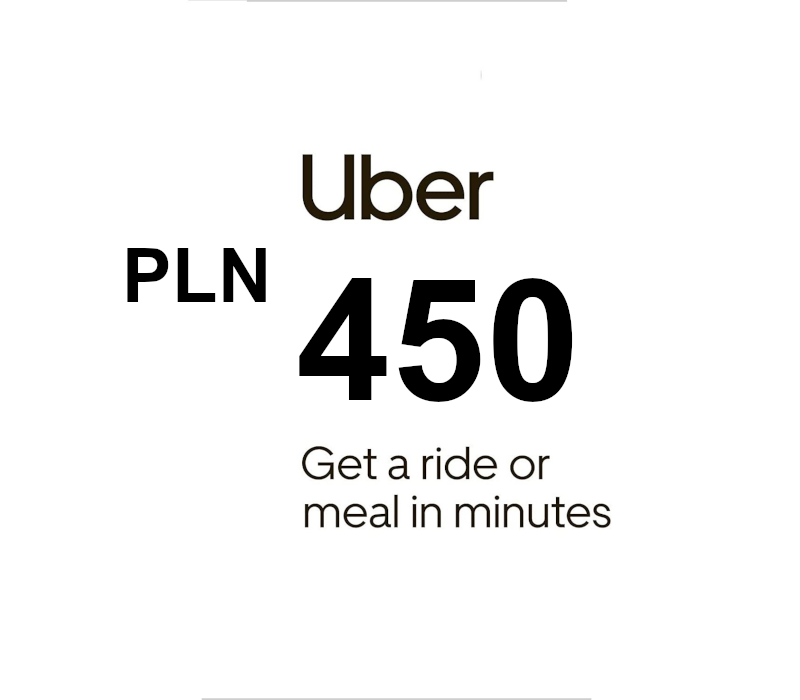 Uber PLN 450 Подарочная карта PL