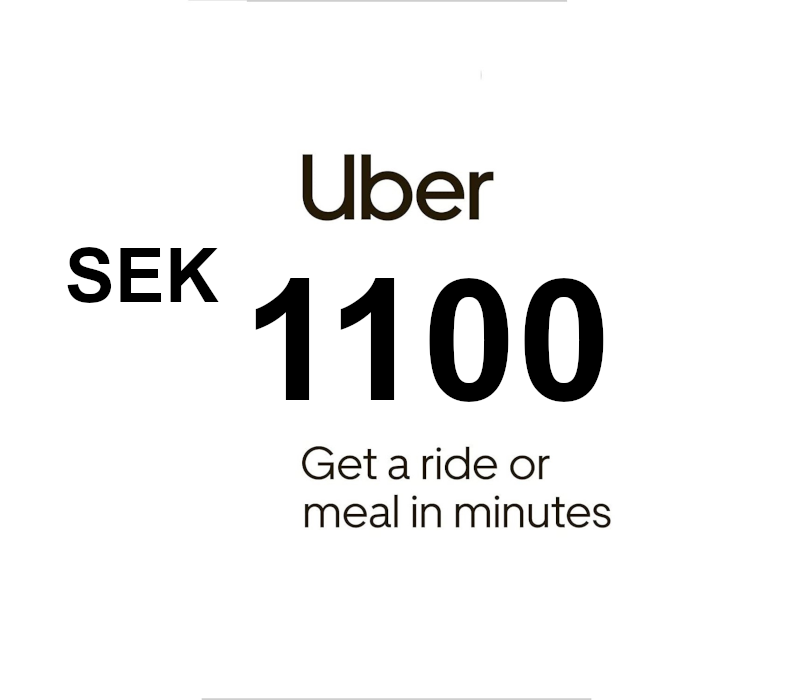 Uber SEK 1100 Подарочная карта SE