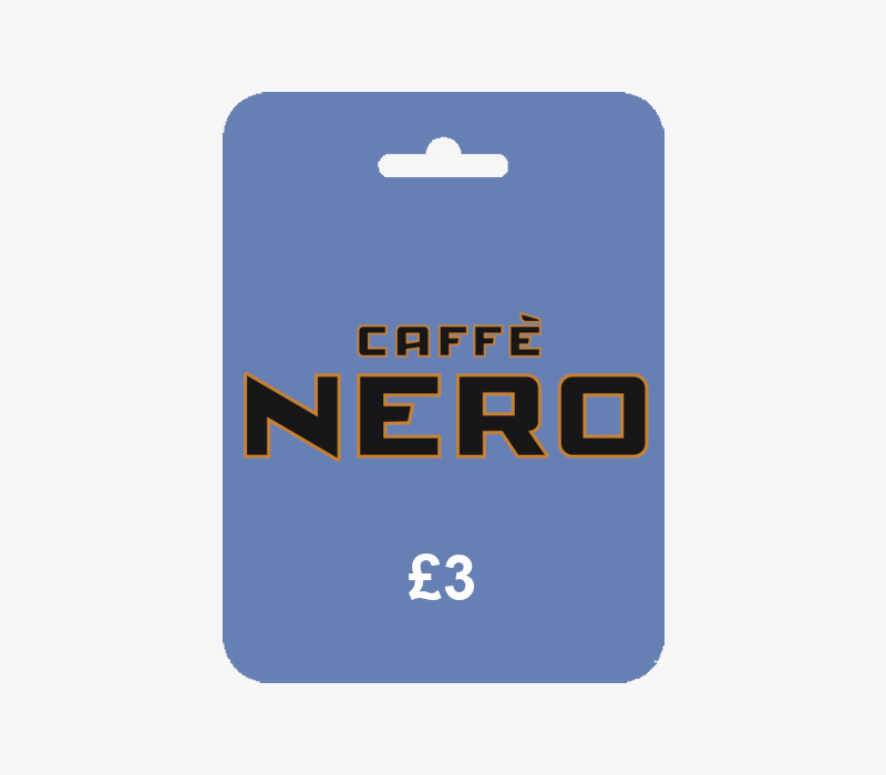 Caffe Nero GBP 3 Подарочная карта UK
