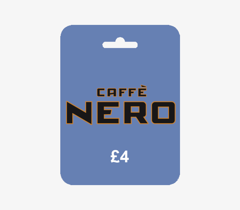 Caffe Nero GBP 4 Подарочная карта UK
