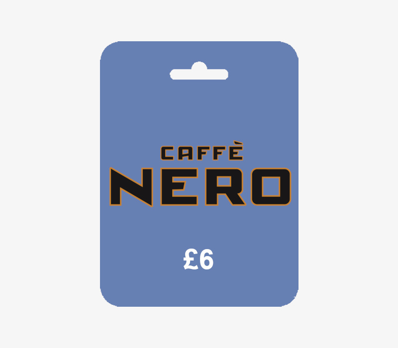 Caffe Nero GBP 6 Подарочная карта UK