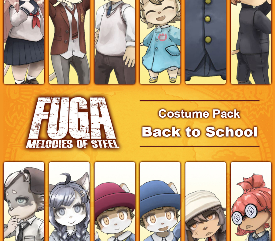 Fuga: Melodies of Steel - Back to School Costume Pack DLC PC Steam Ключ