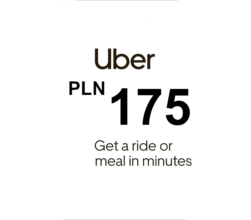 Uber PLN 175 Подарочная карта PL