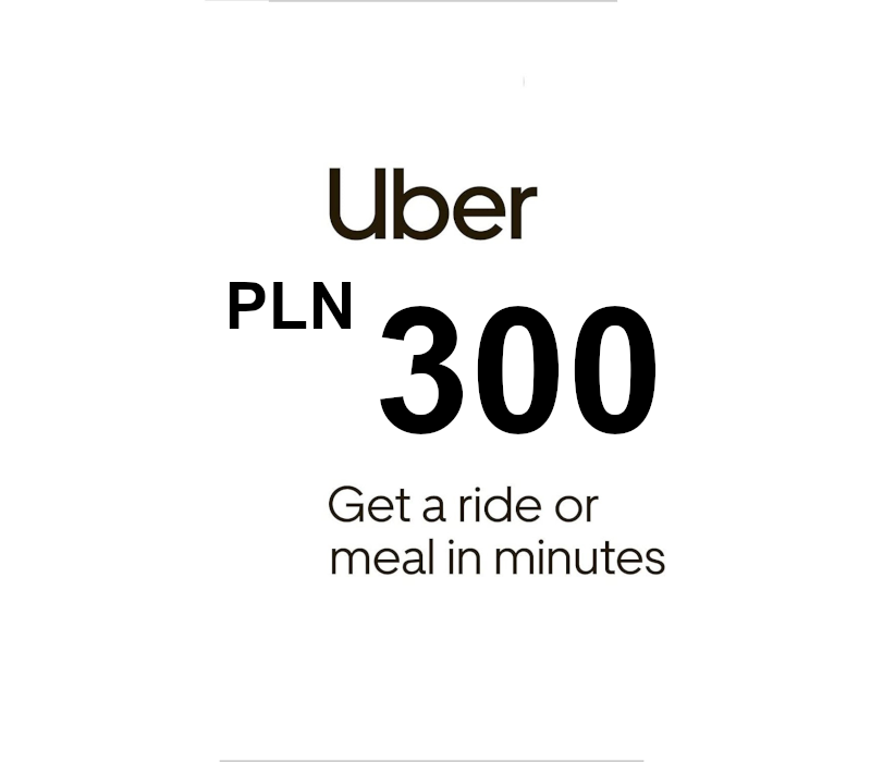 Uber PLN 300 Подарочная карта PL