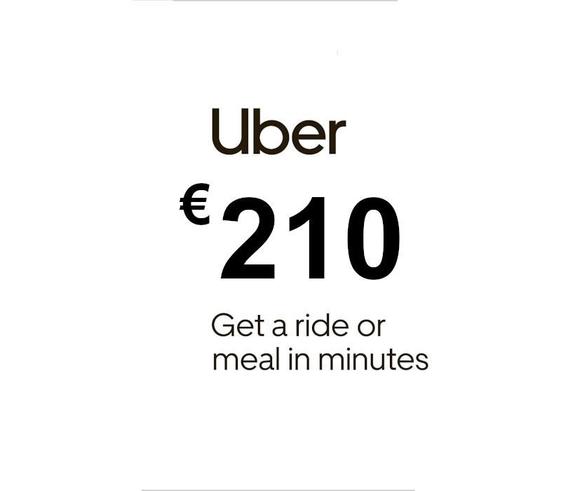 Uber EUR 210 Подарочная карта ES
