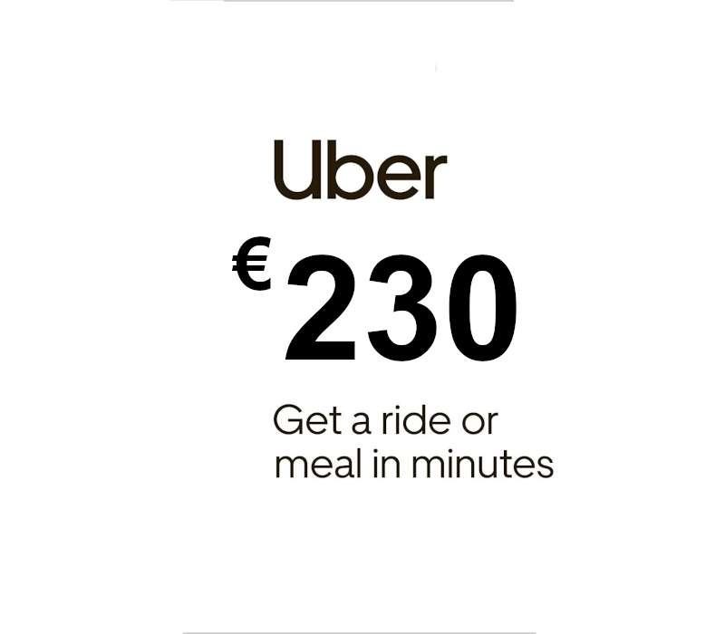 Uber EUR 230 Подарочная карта ES