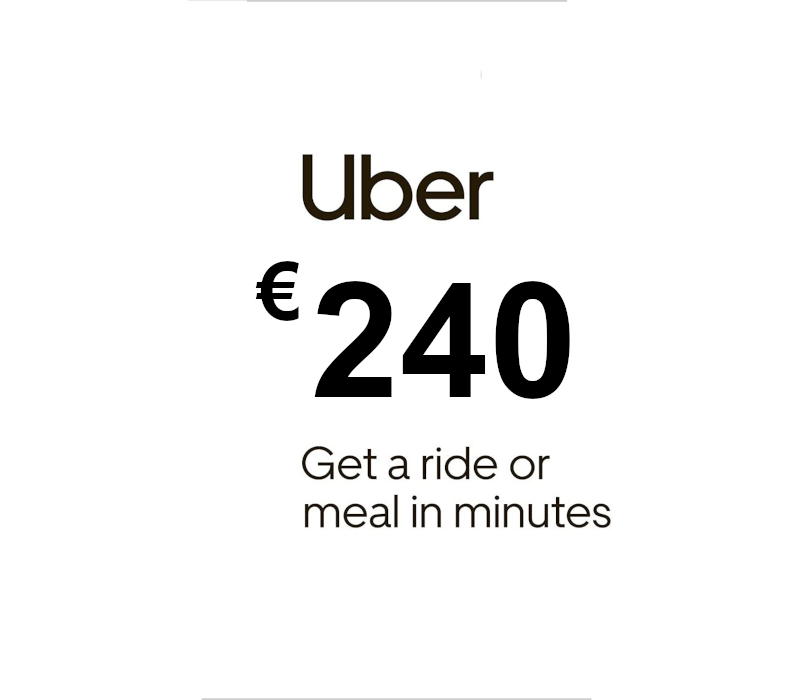 Uber EUR 240 Подарочная карта ES