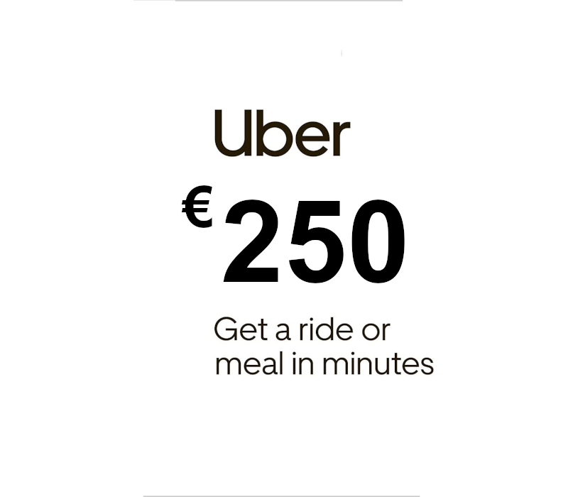 Uber EUR 250 Подарочная карта ES