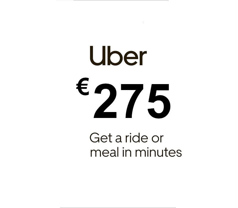 Uber EUR 275 Подарочная карта ES