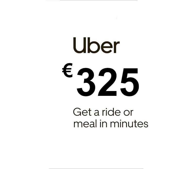 Uber EUR 325 Подарочная карта ES