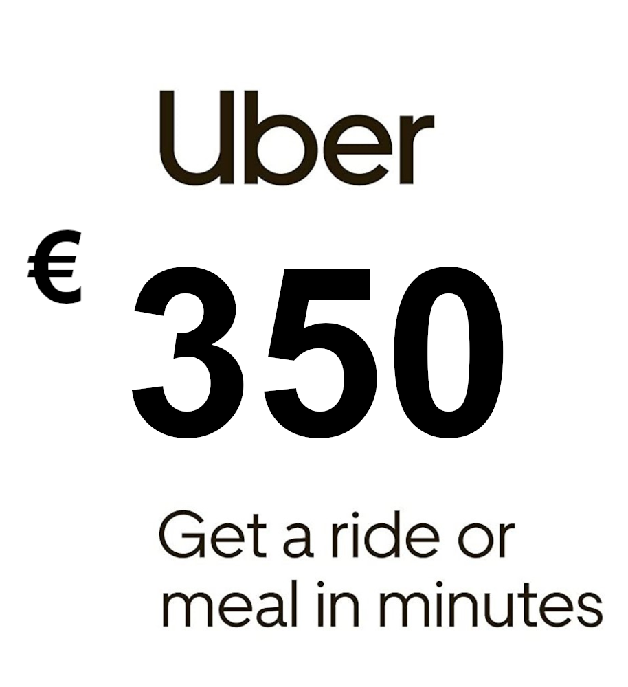 Uber EUR 350 Подарочная карта FR