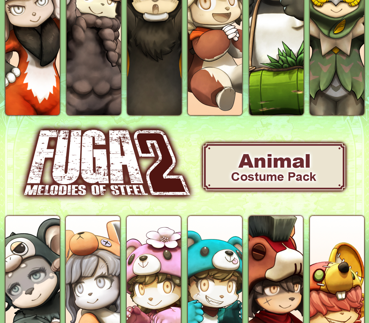 Fuga: Melodies of Steel 2 - Animal Costume Pack DLC PC Steam Ключ