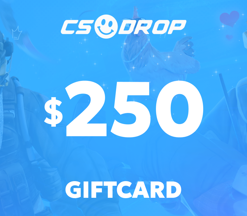 CSDROP $250 Подарочная карта