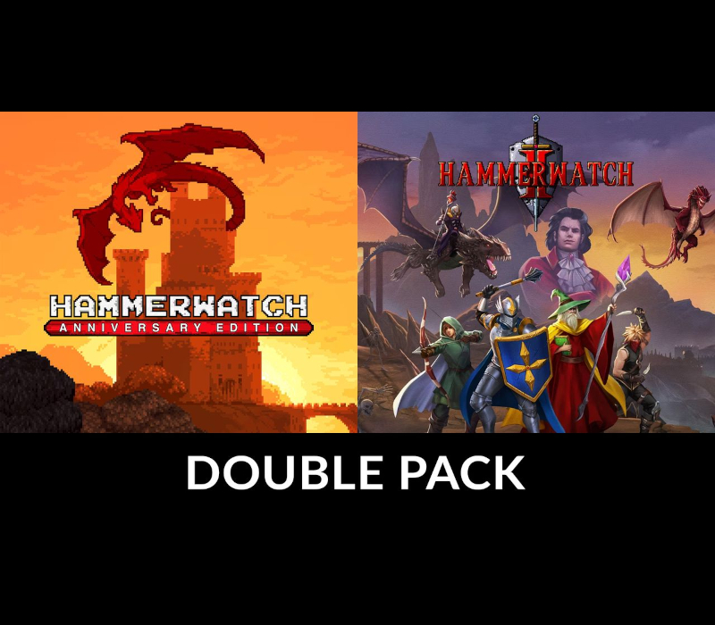 Hammerwatch Юбилейное издание & Hammerwatch II Набор PC Steam Ключ