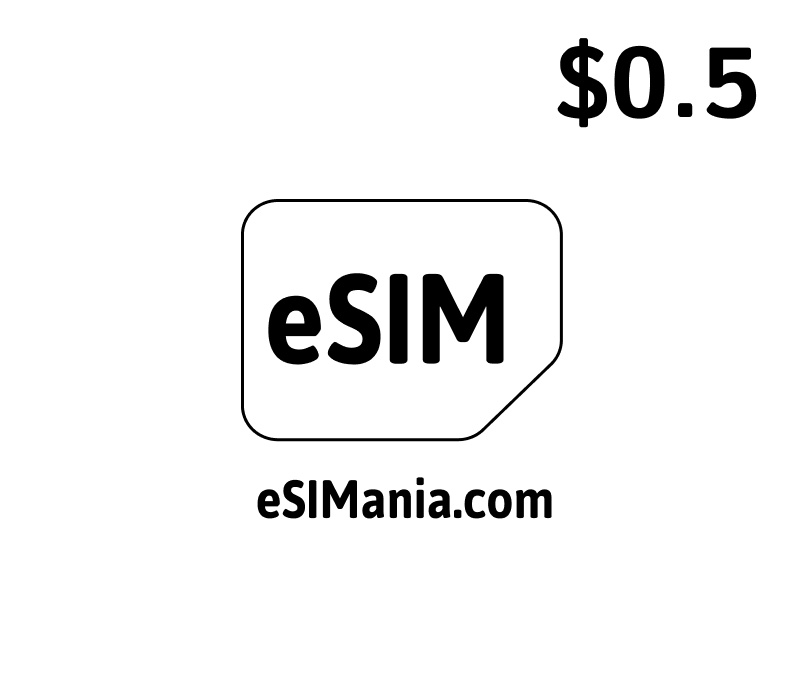 eSIMoney USD 0.5 eSIMania.com Подарочная карта