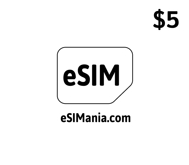 eSIMoney USD 5 eSIMania.com Подарочная карта