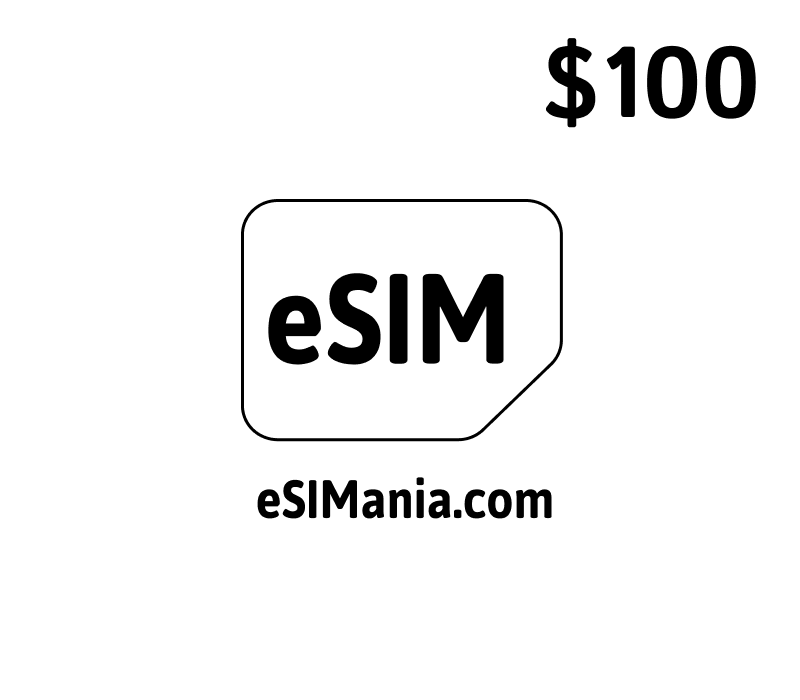 eSIMoney USD 100 eSIMania.com Подарочная карта