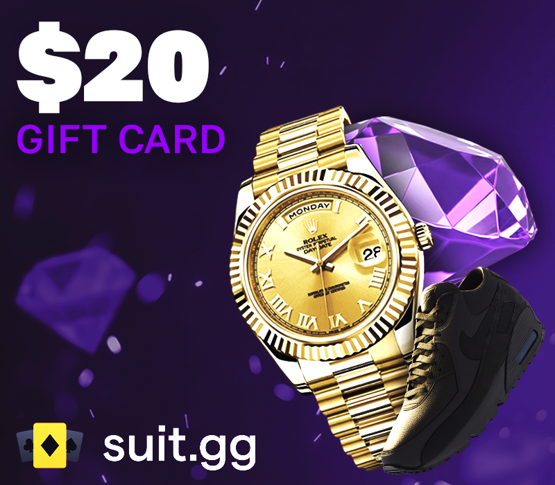 Suit.gg USD 20 Подарочная карта