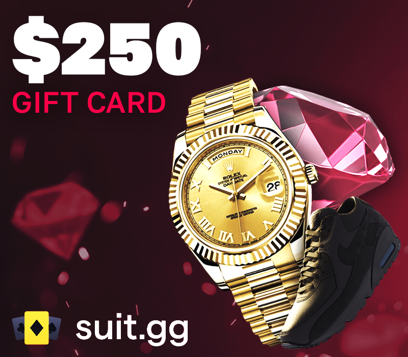 Suit.gg USD 250 Подарочная карта