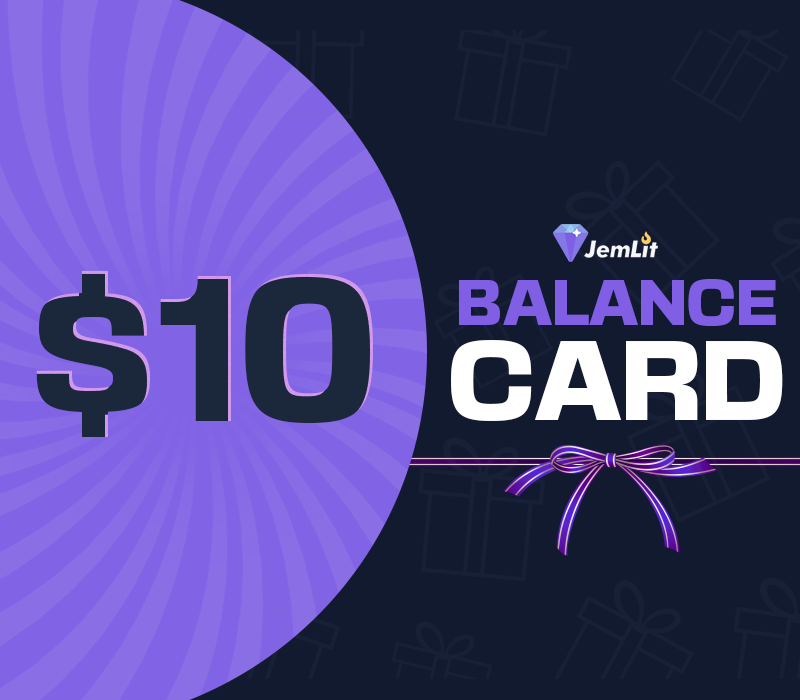 JemLit USD 10 Подарочная карта