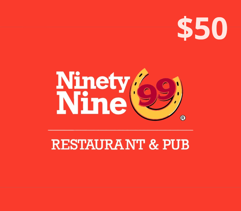 99 Restaurant & Pubs USD 50 Подарочная карта US