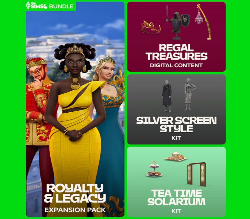 The Sims 4 - Royalty & Legacy Grand Набор DLC EU PC EA App Ключ
