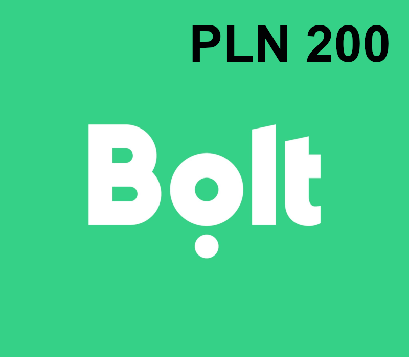 Bolt PLN 200 Подарочная карта PL