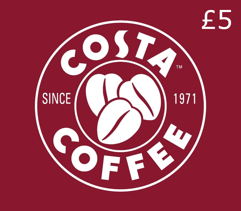 Costa Coffee GBP 5 Подарочная карта UK