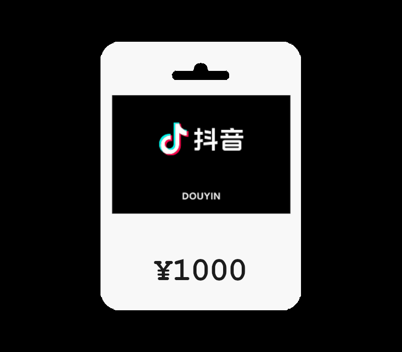 TikTok (Douyin) CNY 1000 Подарочная карта CN