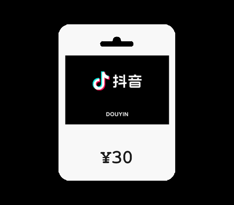 TikTok (Douyin) CNY 30 Подарочная карта CN