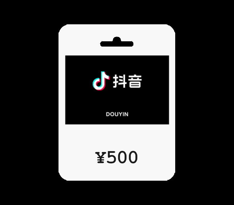 TikTok (Douyin) CNY 500 Подарочная карта CN