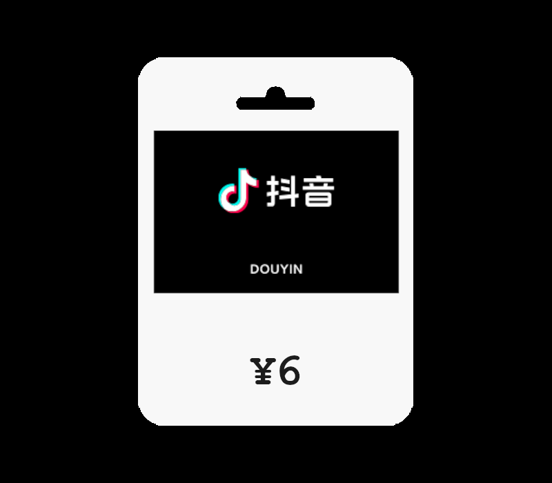 TikTok (Douyin) CNY 6 Подарочная карта CN
