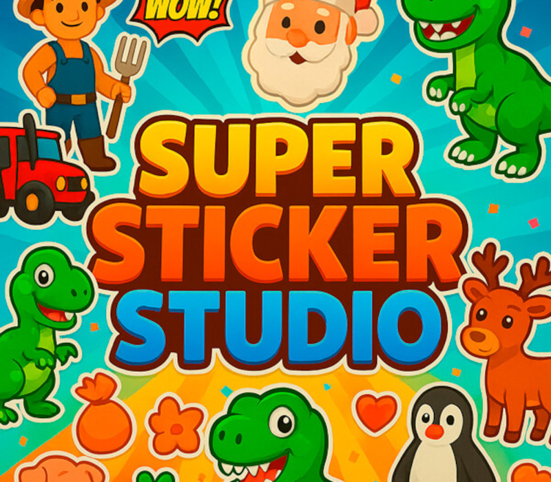 Super Sticker Studio - Creative Fun for Everyone PC Steam Ключ