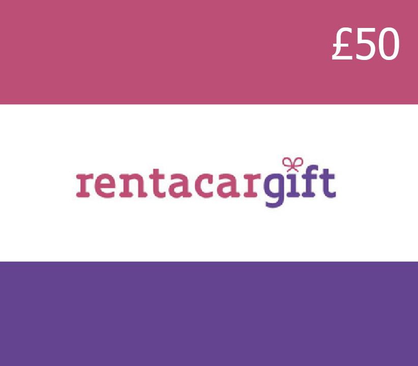 RentacarGift GBP 50 Подарочная карта UK