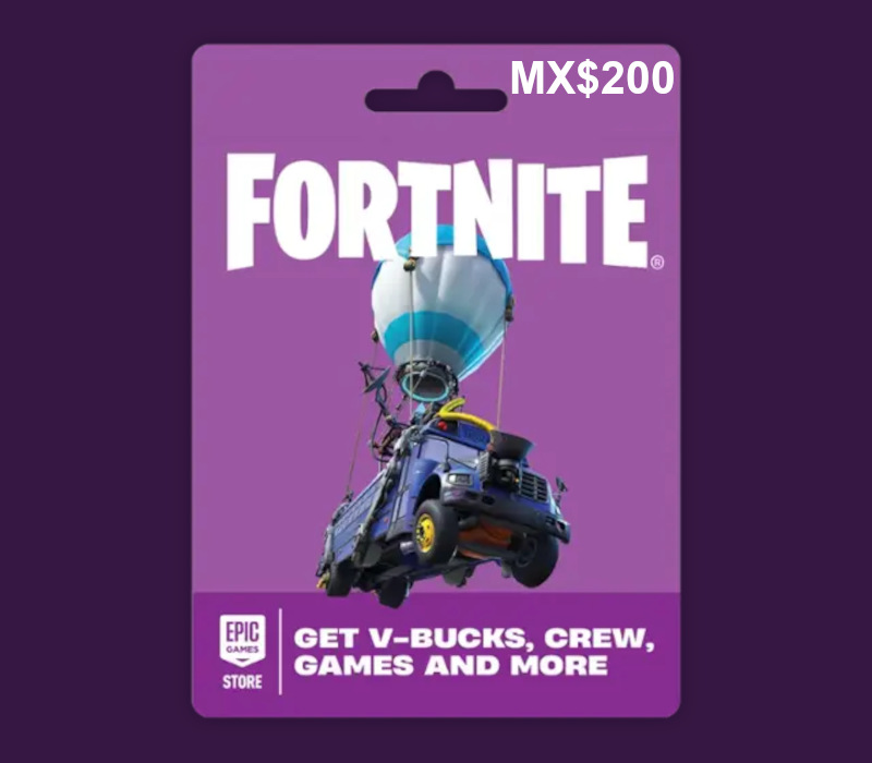 Fortnite MXN 200 PC Epic Games Подарочная карта MX