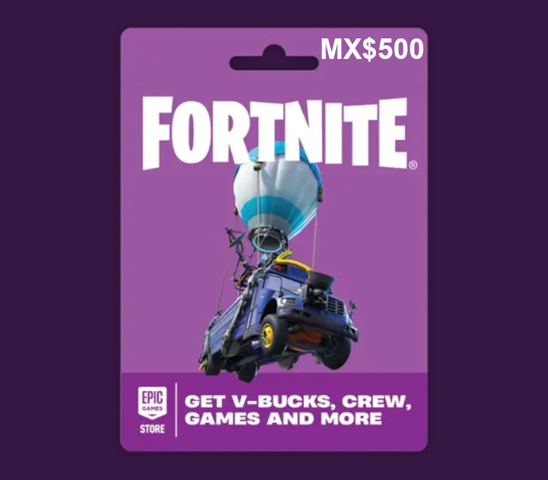 Fortnite MXN 500 PC Epic Games Подарочная карта MX