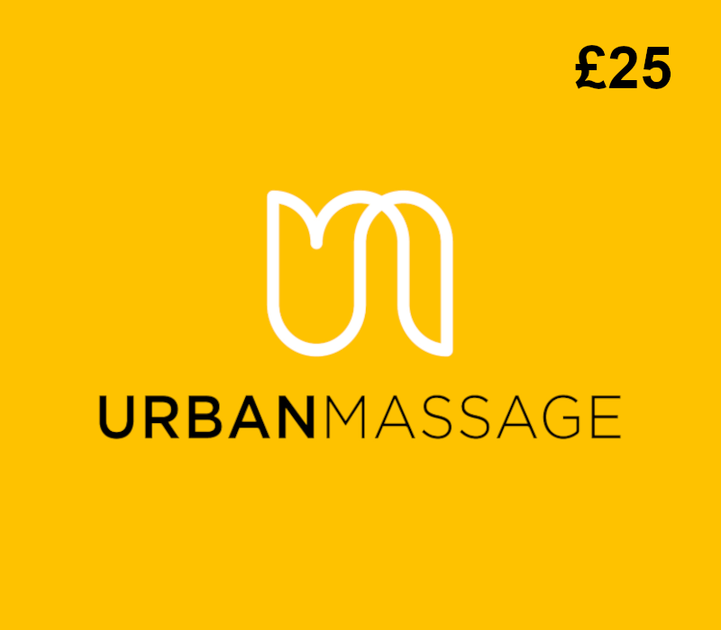 Urban Massage GBP 25 Подарочная карта UK