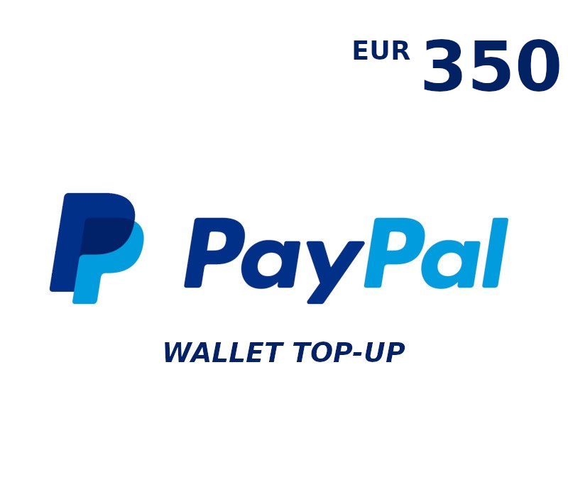 PayPal Wallet 350 EUR Top Up