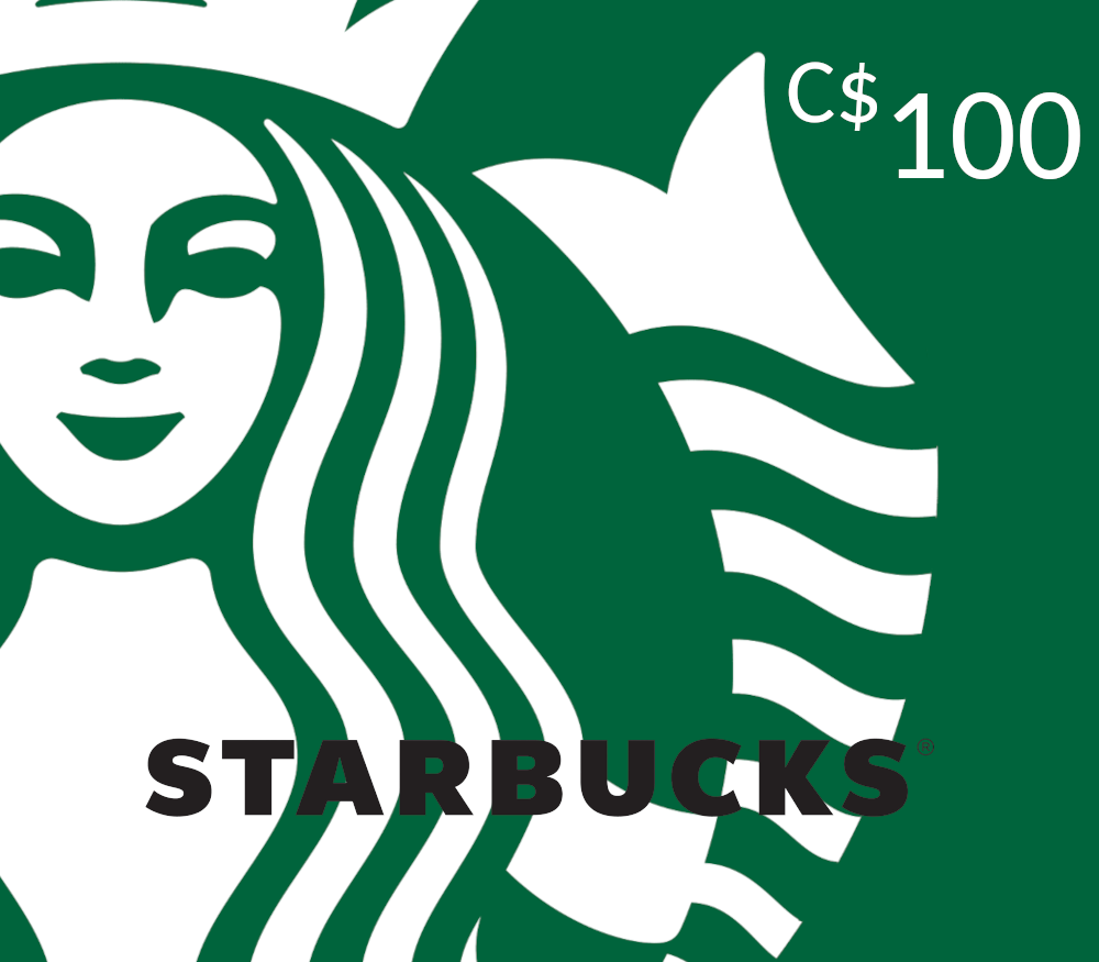 Starbucks CAD 100 Подарочная карта CA