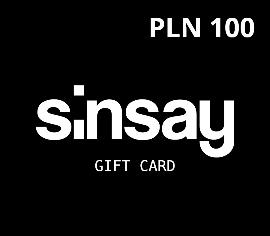 Sinsay PLN 100 Подарочная карта PL