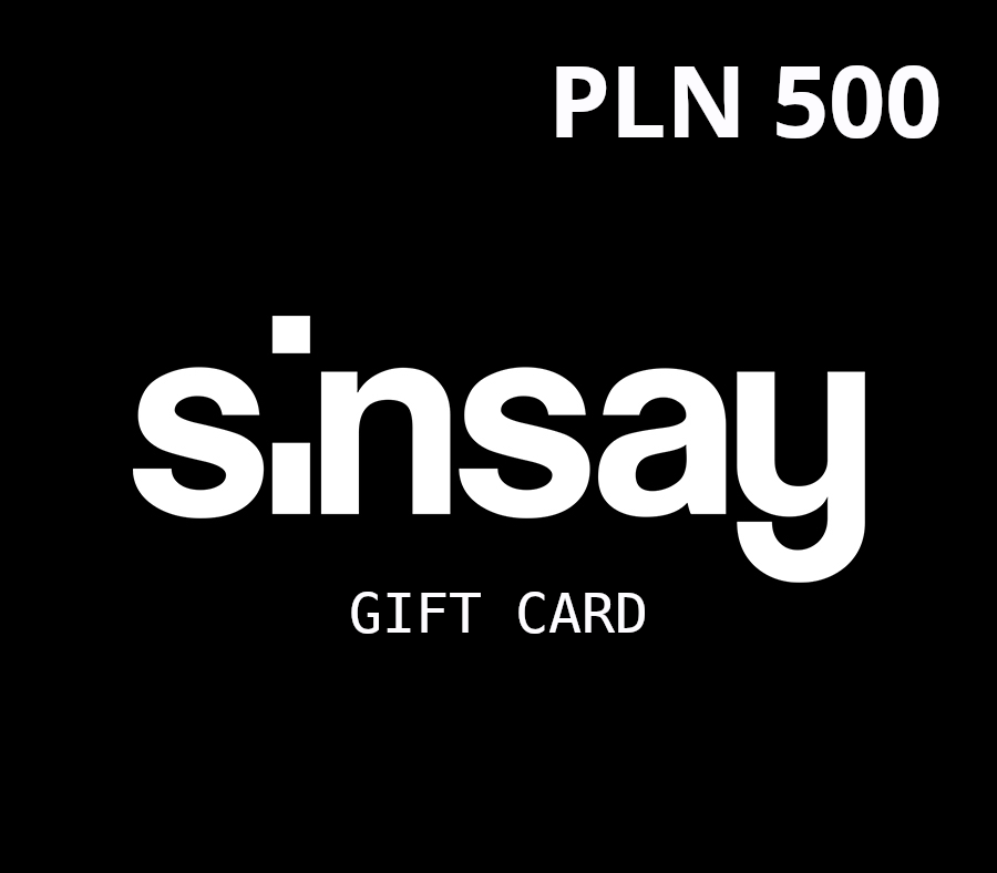 Sinsay PLN 500 Подарочная карта PL