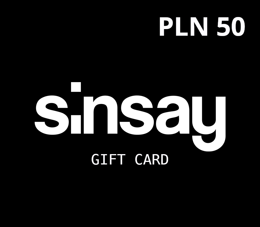 Sinsay PLN 50 Подарочная карта PL