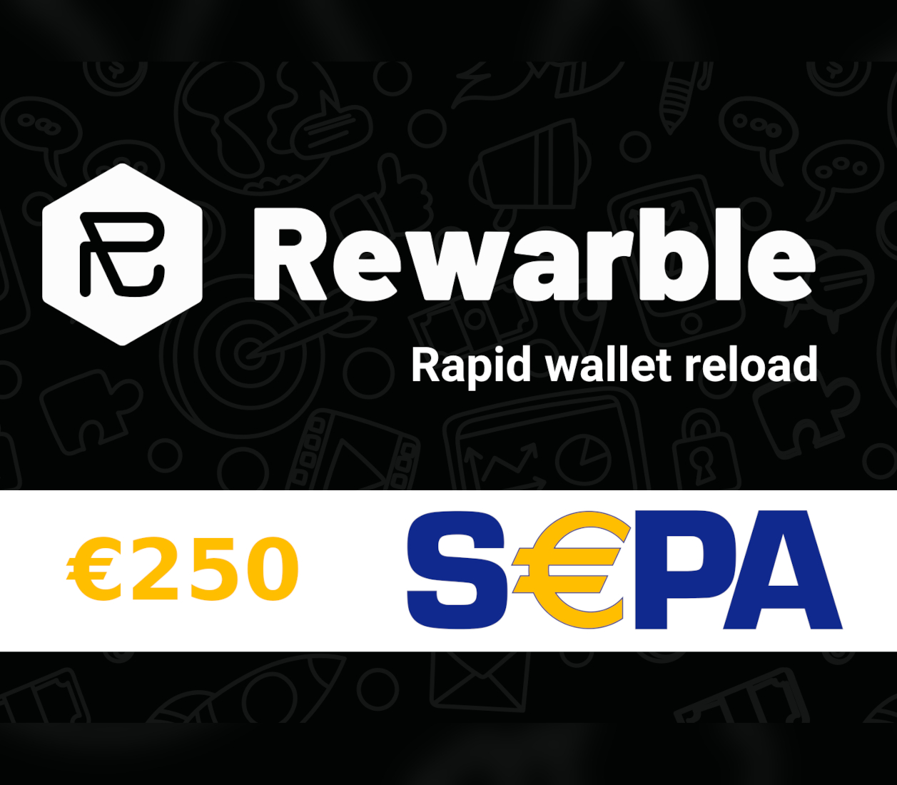 Rewarble SEPA EUR 250 Подарочная карта