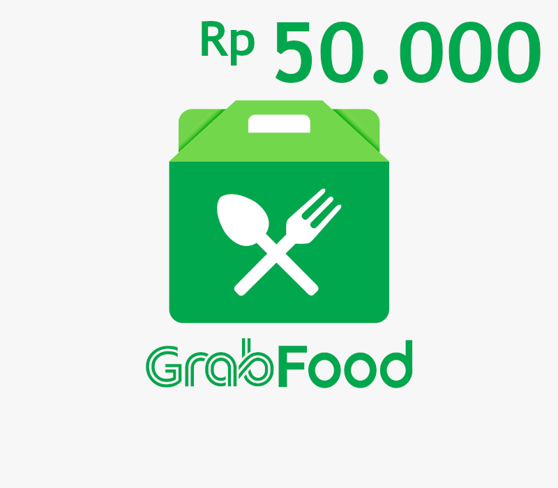 Grab Food IDR 50000 Подарочная карта ID