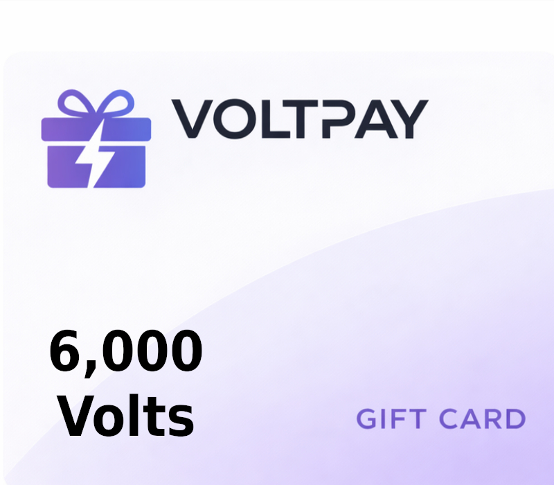 VoltPay 6000 Volts Подарочная карта