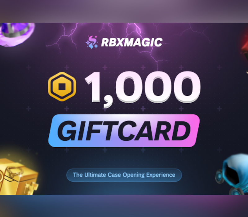 RBXMagic R$1000 Balance Подарочная карта