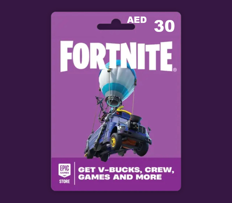 Fortnite AED 30 PC Epic Games Подарочная карта AE