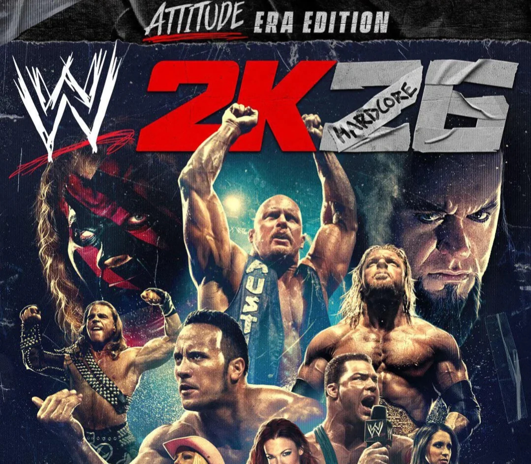 WWE 2k26 Attitude Era издание RoW PC Steam Ключ