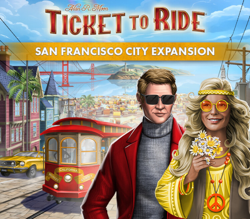 Ticket to Ride - San Francisco City Дополнение DLC PC Steam Ключ
