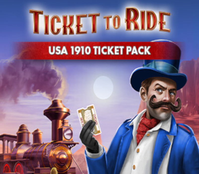 Ticket to Ride - USA 1910 Ticket Pack DLC PC Steam Ключ